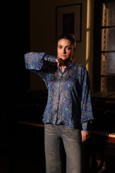 neel paisley shirt