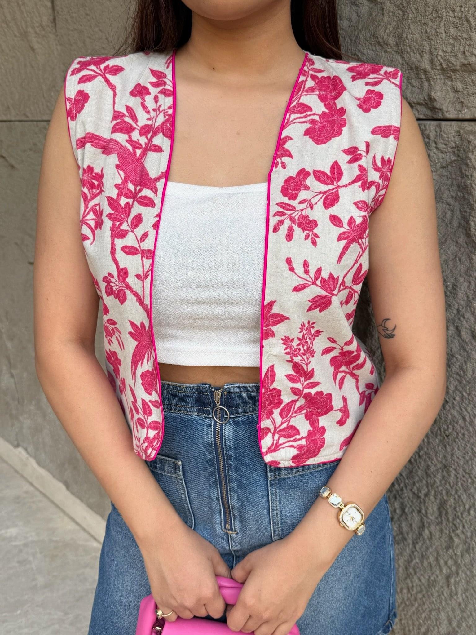 berry blush jacket
